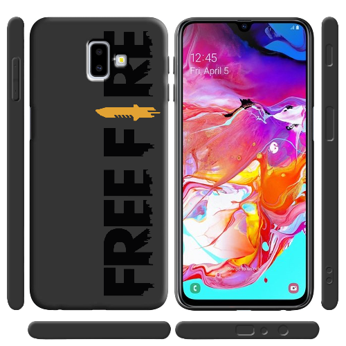 Чехол BoxFace Samsung J610 Galaxy J6 Plus 2018 Черный Free Fire