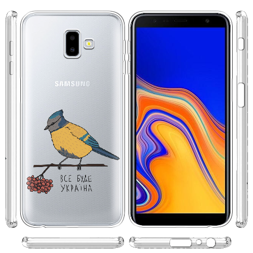 Чехол BoxFace Samsung J610 Galaxy J6 Plus 2018 Синиця і калина