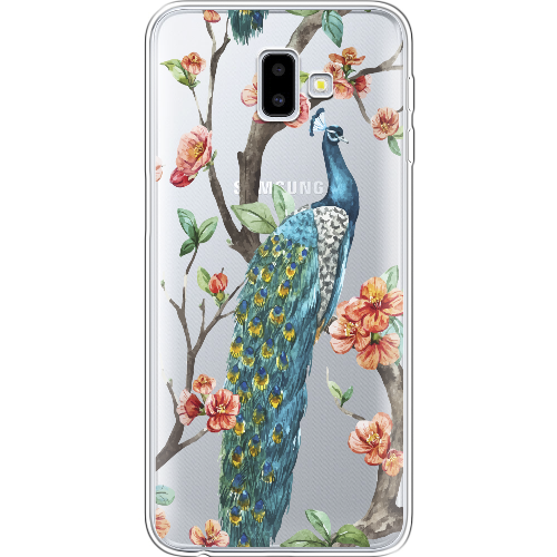 Чехол BoxFace Samsung J610 Galaxy J6 Plus 2018 Noble Peacock