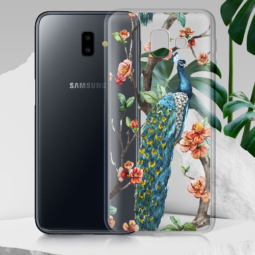 Чехол BoxFace Samsung J610 Galaxy J6 Plus 2018 Noble Peacock