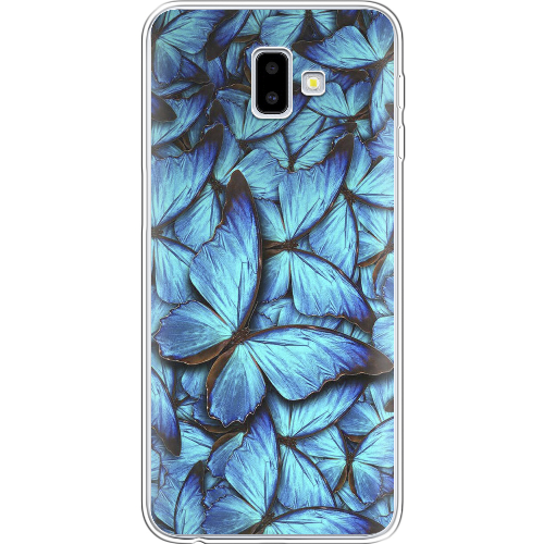 Чехол BoxFace Samsung J610 Galaxy J6 Plus 2018 лазурные бабочки