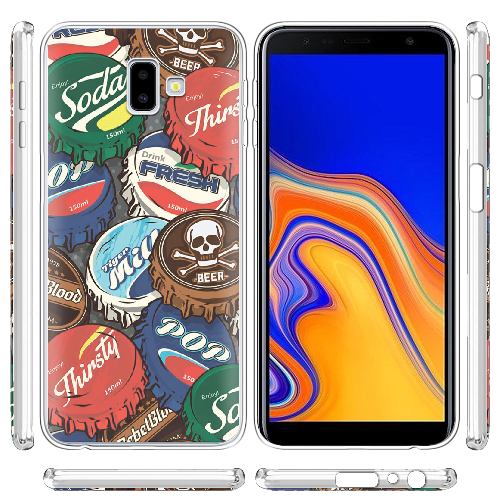 Чехол BoxFace Samsung J610 Galaxy J6 Plus 2018 Drink Lids