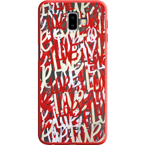 Чехол BoxFace Samsung J610 Galaxy J6 Plus 2018 Love Graffiti