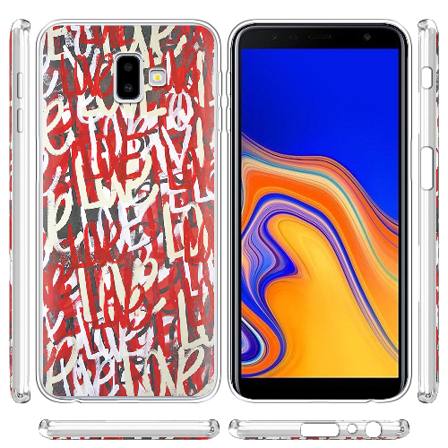 Чехол BoxFace Samsung J610 Galaxy J6 Plus 2018 Love Graffiti