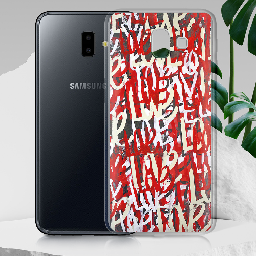 Чехол BoxFace Samsung J610 Galaxy J6 Plus 2018 Love Graffiti