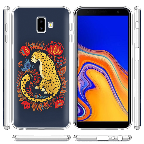 Чехол BoxFace Samsung J610 Galaxy J6 Plus 2018 Petrykivka Leopard