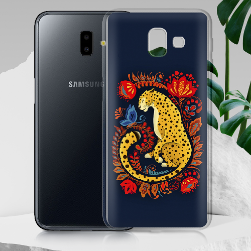 Чехол BoxFace Samsung J610 Galaxy J6 Plus 2018 Petrykivka Leopard