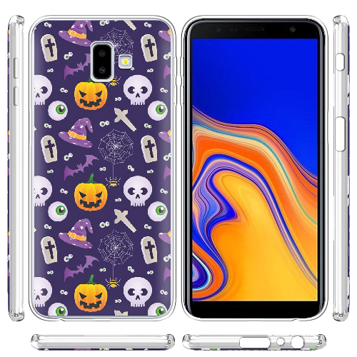 Чехол BoxFace Samsung J610 Galaxy J6 Plus 2018 Halloween Purple Mood