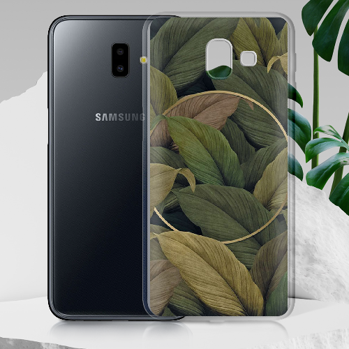 Чехол BoxFace Samsung J610 Galaxy J6 Plus 2018 Green Leaf