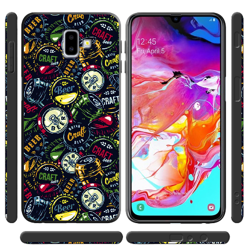 Чехол BoxFace Samsung J610 Galaxy J6 Plus 2018 Bottle Caps