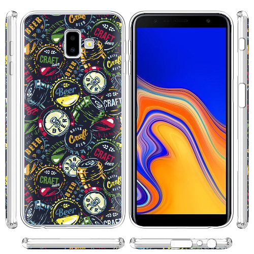 Чехол BoxFace Samsung J610 Galaxy J6 Plus 2018 Bottle Caps