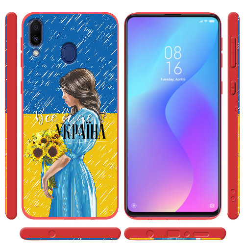 Чехол BoxFace Samsung J610 Galaxy J6 Plus 2018 Україна дівчина з букетом