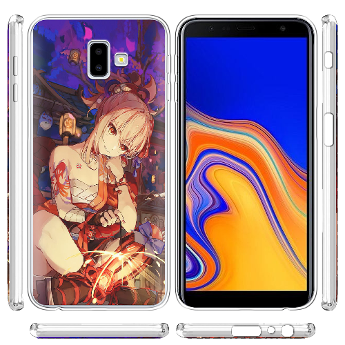 Чехол BoxFace Samsung J610 Galaxy J6 Plus 2018 Genshin Ёимия с огоньком