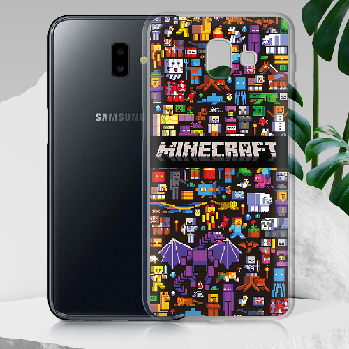 Чехол BoxFace Samsung J610 Galaxy J6 Plus 2018 Minecraft Mobbery