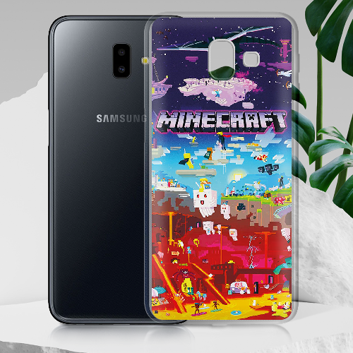 Чехол BoxFace Samsung J610 Galaxy J6 Plus 2018 Minecraft World Beyond