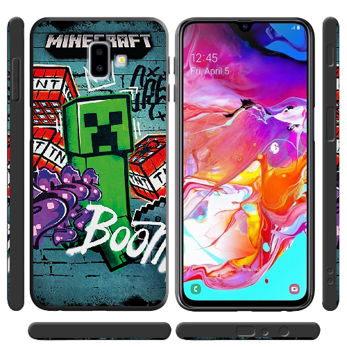 Чехол BoxFace Samsung J610 Galaxy J6 Plus 2018 Minecraft Graffiti