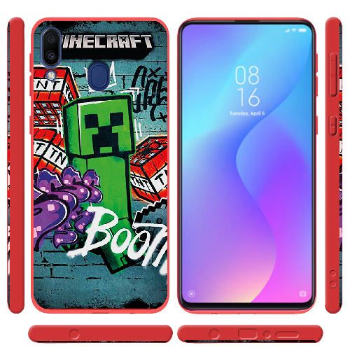 Чехол BoxFace Samsung J610 Galaxy J6 Plus 2018 Minecraft Graffiti