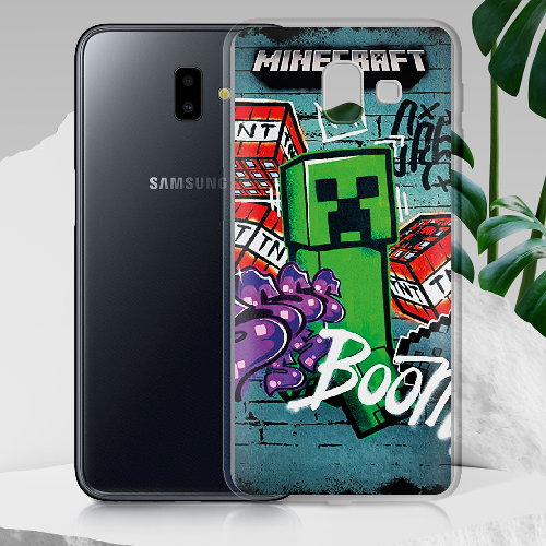 Чехол BoxFace Samsung J610 Galaxy J6 Plus 2018 Minecraft Graffiti