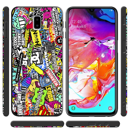 Чехол BoxFace Samsung J610 Galaxy J6 Plus 2018 Multicolored Inscriptions