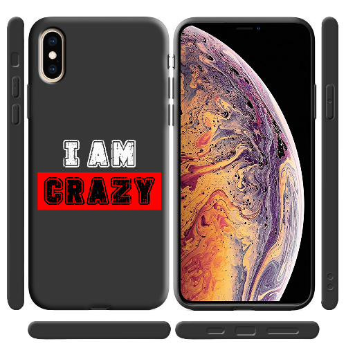 Чехол BoxFace iPhone XS I'm Crazy