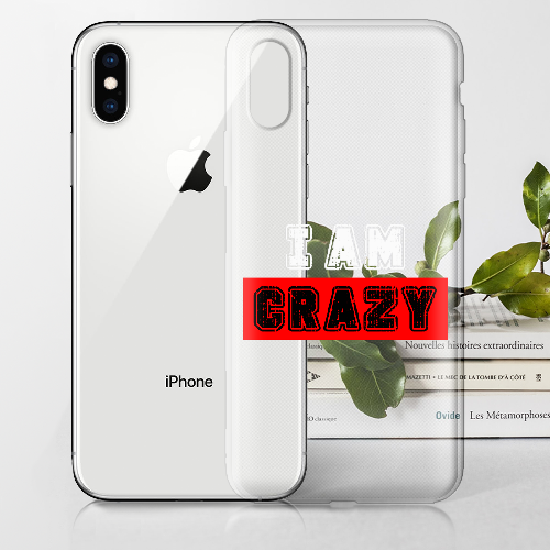 Чехол BoxFace iPhone XS I'm Crazy