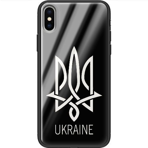 Чехол BoxFace iPhone XS Тризуб монограмма UKRAINE