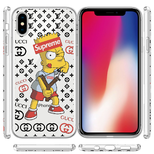 Чехол BoxFace iPhone XS Yellow Fun