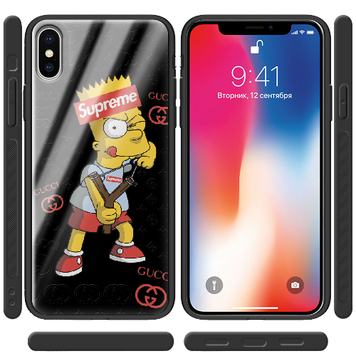 Чехол BoxFace iPhone XS Yellow Fun