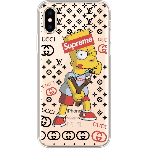 Чехол BoxFace iPhone XS Yellow Fun