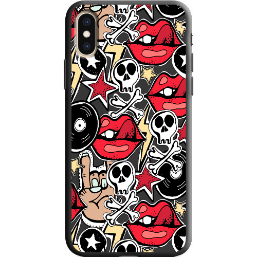 Чехол BoxFace iPhone XS Rock Graffiti