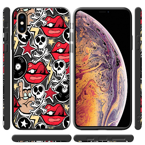 Чехол BoxFace iPhone XS Rock Graffiti