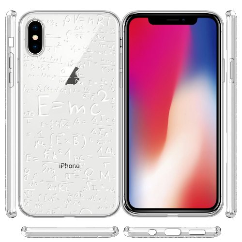 Чехол BoxFace iPhone XS E=mc2