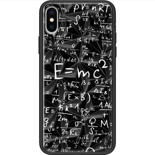 Чехол BoxFace iPhone XS E=mc2