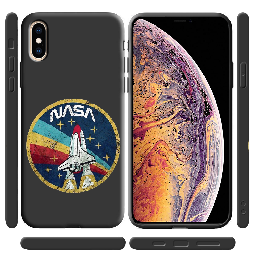 Чехол BoxFace iPhone XS Space Shuttle NASA