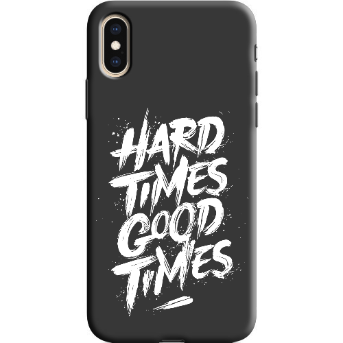 Чехол BoxFace iPhone XS Hard Times