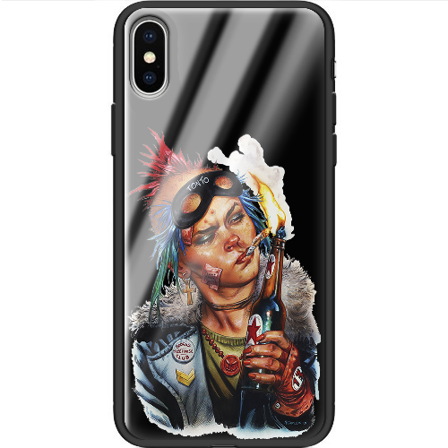 Чехол BoxFace iPhone XS Tanker Girl