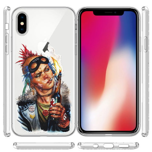 Чехол BoxFace iPhone XS Tanker Girl