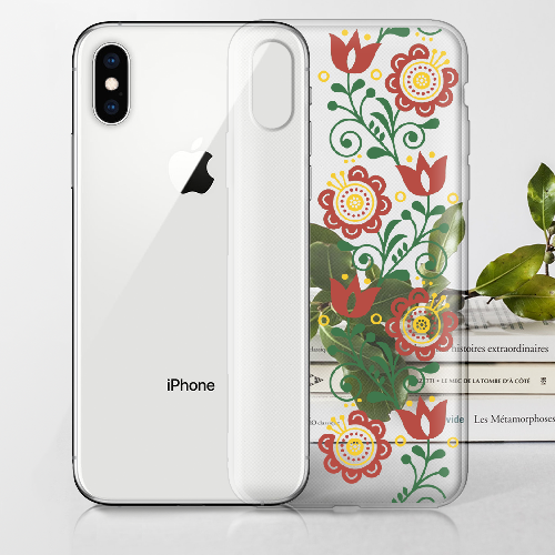 Чехол BoxFace iPhone XS Ethno Flower