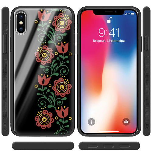 Чехол BoxFace iPhone XS Ethno Flower