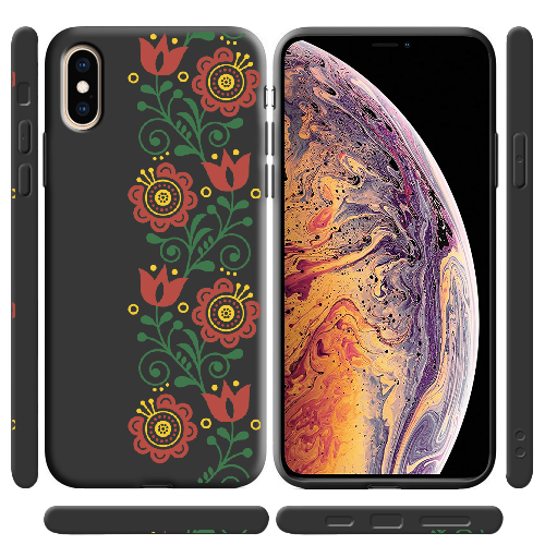 Чехол BoxFace iPhone XS Ethno Flower