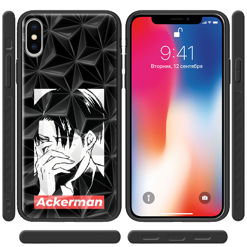 Чехол BoxFace iPhone XS Attack On Titan - Ackerman