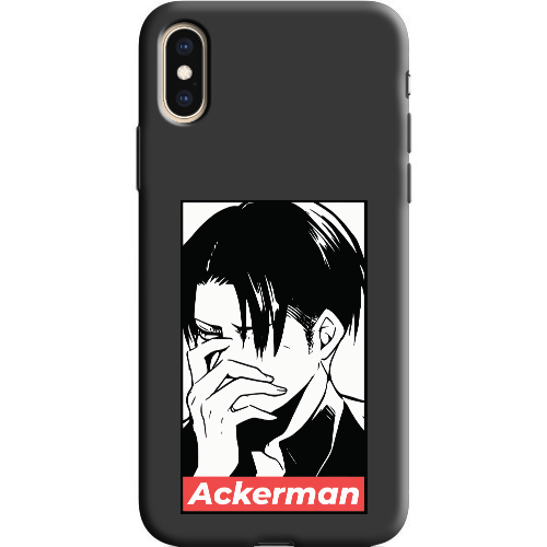 Чехол BoxFace iPhone XS Attack On Titan - Ackerman