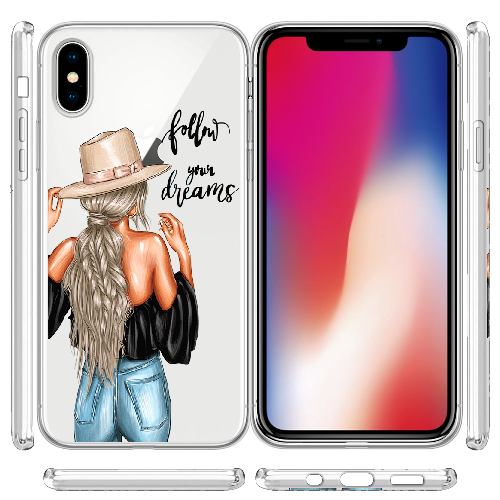 Чехол BoxFace iPhone XS Follow Your Dreams