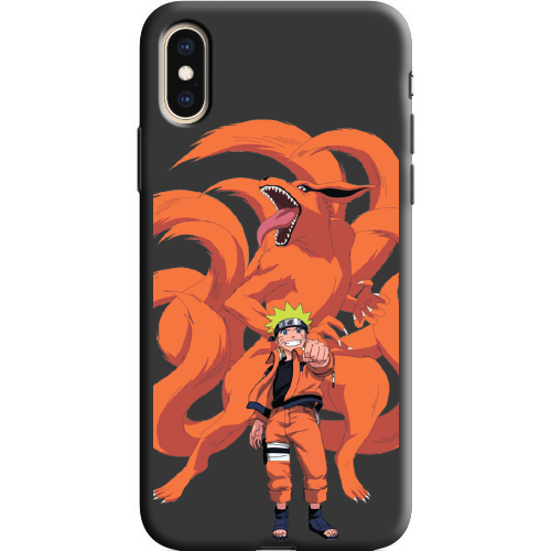 Чехол BoxFace iPhone XS Naruto and Kurama