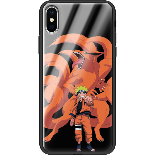 Чехол BoxFace iPhone XS Naruto and Kurama