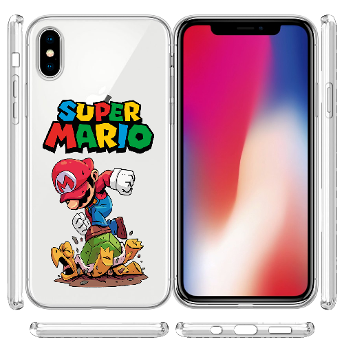 Чехол BoxFace iPhone XS Super Mario