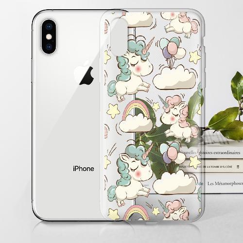 Чехол BoxFace iPhone XS Unicorns