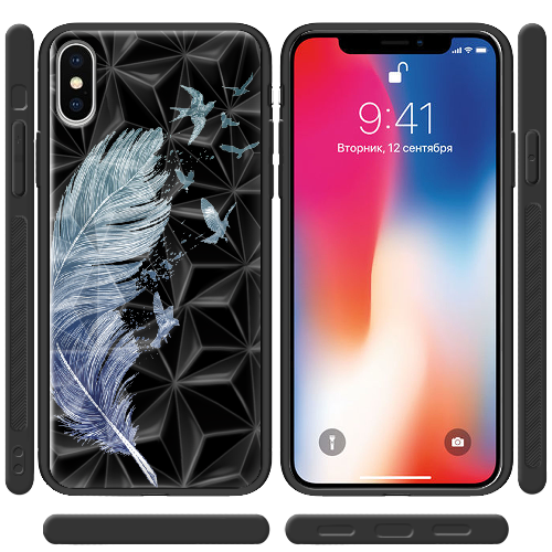 Чехол BoxFace iPhone XS Feather