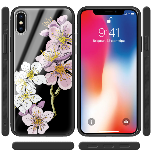 Чехол BoxFace iPhone XS Cherry Blossom