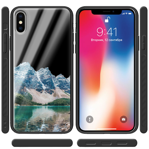 Чехол BoxFace iPhone XS Blue Mountain